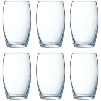 Luminarc Set van 6x stuks tumbler waterglazen 360 ml van glas - Drinkglazen