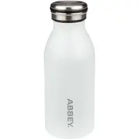 Abbey Thermosfles Dubbelwandig Victoria Wit Zilver (0,35L)