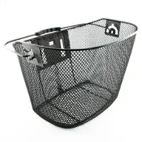 GereedschapXXL Fietsmand Metaal 34x25x26 cm, 25L, met Clip Houder voor Stuur