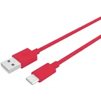 Enjoy2Cook Usb-kabel Type C, 1 Meter, Rood - Pvc - Celly Procompact