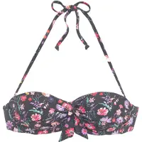 LASCANA Bikinitop gemengde kleuren / zwart