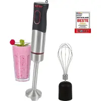 ProfiCook PC-SMS 1226 Staafmixer 1000 W Automatische start-stop RVS, Zwart