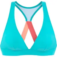 LASCANA Sportbikinitop aqua / koraal / watermeloen rood