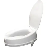 Aidapt Toiletverhoger 10 cm - Ergonomisch met deksel - Wit