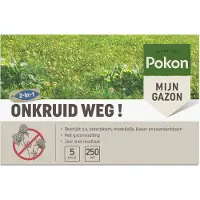 Pokon Onkruid Weg! - Gazonmest met onkruidbestrijder - 250 m2 - 5kg