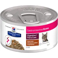 Hill's Pet Nutrition Prescription Diet Gastrointestinal Biome Stoofpotje Kattenvoer Nat Kip & Groenten 24 x 82 gr