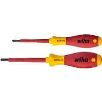 Wiha SB328S2 Schroevendraaierset SoftFinish electric PlusMin/Pozidriv 2-delig - 32282