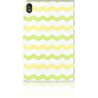 B2Ctelecom Lenovo Tab P11 | P11 Plus Tablet Hoes Waves Yellow