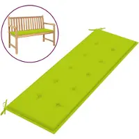 vidaXL Tuinbankkussen 150x50x3 cm oxford stof felgroen