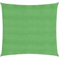 vidaXL Zonnezeil 160 g/m² 6x6 m HDPE lichtgroen