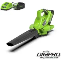 Greenworks Accu Bladblazer/-zuiger 40 Volt Met 4.0 Ah Accu En Lader