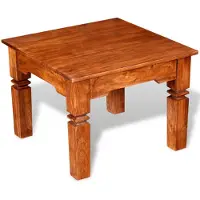 vidaXL Salontafel 60x60x45 cm massief hout