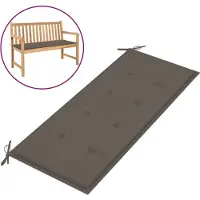 vidaXL Tuinbankkussen 120x50x3 cm oxford stof taupe