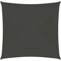 vidaXL Zonnezeil 160 g/m² 7x7 m HDPE antracietkleurig