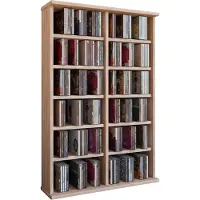 VCM Ronul wandkast CD-toren 12 vakken Sonoma eiken decor.