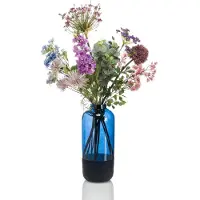Driesprong Collection Zijdebloem boeket paarse bloemen kunstplant excl. vaas
