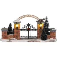 Luville Zoo entrance b/o l23,5xw7xh11 cm kersthuisje