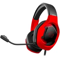 Celly CYBERBEAT (Bedraad), Gaming headset, Rood, Zwart