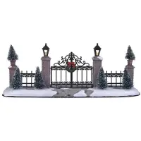 Luville Kerstfiguur hek met poort LED