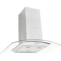 vidaXL Eilandafzuigkap 756 m³/u LED 90 cm roestvrij staal