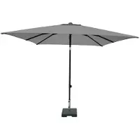 Madison Parasol Corsica Push-Up Light Grey Grade 6 (250 x 200 cm)