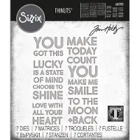 SIZZIX Thinlits Snijmal Bold Text