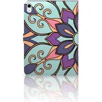 B2Ctelecom iPad Air (2020/2022) 10.9 inch Tablet Cover Purple Flower