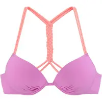 Venice beach Bikinitop lichtlila / zalm roze