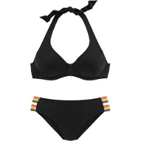 Vivance Beugelbikini met gestreepte elastiekjes