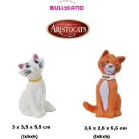 BULLYLAND Disney - set van 2 speelfiguurtjes Duchess en Thomas O'Malley - Aristocats - 5 cm - Aristokatten