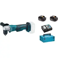 Makita DDA351RTJ 18V Li-Ion Accu Haakse Boor-/schroefmachine Set (2x 5.0Ah Accu) In Mbox