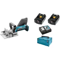 Makita DPJ180RMJ 18V Li-Ion Accu Lamellenfrees Set (2x 4.0Ah Accu) In Mbox