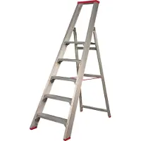 Kippers Rijssen 4741000105 SuperPRO Trap - Enkel - Aluminium - 5 Treden - Max. Werkhoogte 1.20 M.