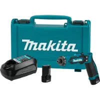 Makita DF012DSE DF012DSE Accu-knikschroefmachine 7.2 V 1.5 Ah Li-ion Incl. 2 accus, Incl. lader, Incl. koffer