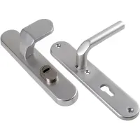 Ami Veiligheidsbeslag Voordeurgarnituur compleet ovaal PC72 SKG*** F1 aluminium