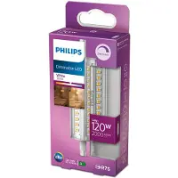 Philips Led-staaflamp 2 - 118 Mm - Dimbaar - Warm Wit - R7s - 14w