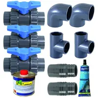 Ubbink Kit Bi-pass pour pompe a chaleur de piscine