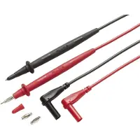 Fluke TL76 Veiligheidsmeetsnoerenset Testpunt Banaanstekker 4 mm 1.50 m Zwart, Rood 1 stuk(s)