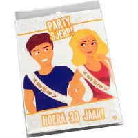 Paper Dreams Sjerp hoera 30 jaar | fun sjerpen (wit)