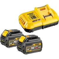DeWalt DCB118T2-QW Starterspakket 2X Accu 6,0Ah + Snellader