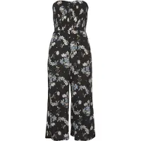 LASCANA Jumpsuit lichtblauw / oranje / zwart / wit