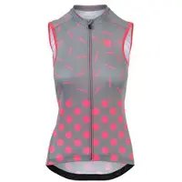 Agu Fietsshirt AGU Women Essentials Sprinkle Dot Singlet Grey Neon Coral-S