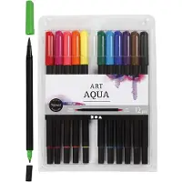 Pigment Art Acrylic Pigment Art Aquarelstiften 23 cm Diverse Kleuren 12 Stuks
