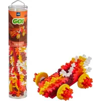 Plus plus GO! Tube auto vuur 200 delige bouwset - 4257 - Bouwspeelgoed - Constructiespeelgoed - Set met bouwstenen - Vanaf 5 jaar