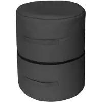 Wicotex Poef Twin 50x30cm grijs