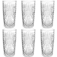 Secret De Gourmet - Set van 12x stuks longdrink glazen Ayla - 350 ml - van glas - Drinkglazen - Waterglazen