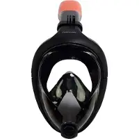Tunturi snorkelmasker full face junior zwart