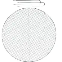 Esschert Design BBQ grillrooster vuurschaal M Japanese