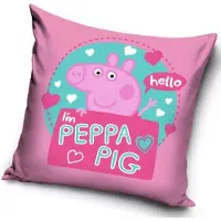 Carbotex Sierkussen - Hello I'm Peppa Pig 40x40cm