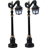Lemax Skeleton Deco Lamp Set Of 2 battery operated (4.5V) Kerst